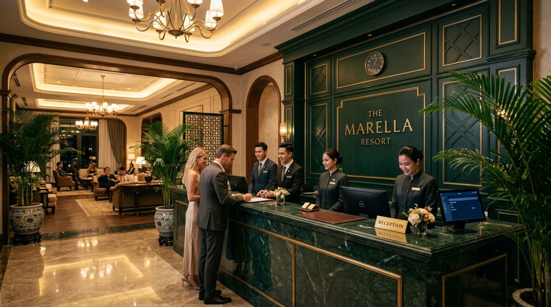 HorizonCall Hotel Reception Assistant Background